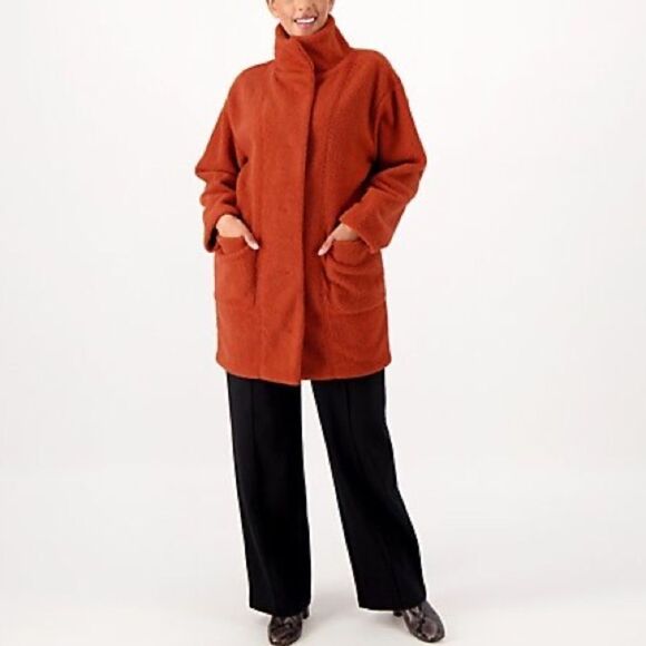 Encore by Idina Menzel Soho Sherpa Coat - Picture 5 of 6